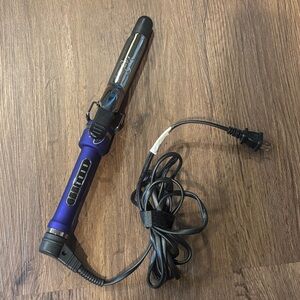 Purple Curling Iron with Black Handle